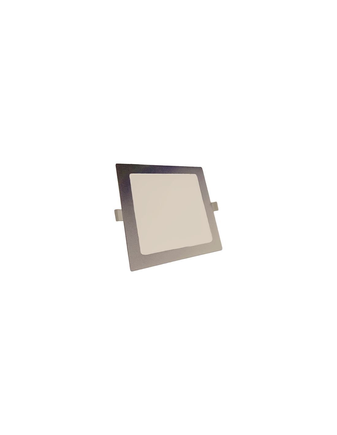 Downlight LED Cuadrado 6W Plata