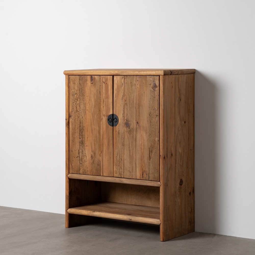 ARMARIO NATURAL MADERA DE PINO SALÓN 100 X 45 X 130 CM
