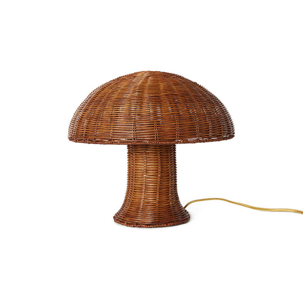 Rattan Lámpara Mesa