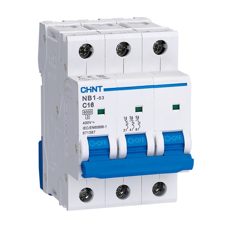 Interruptor Automatico Chint NB1-3-63C 3P 63A 6KA