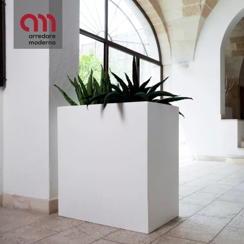 Jarrón Ellenico rectangular iluminable Kloris